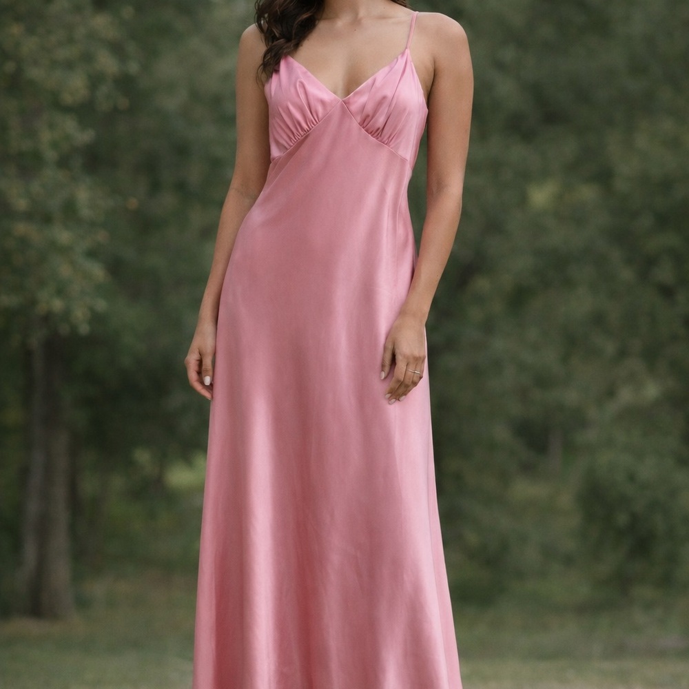 Dance & Marvel Pink Silky Dress Size Small NWT